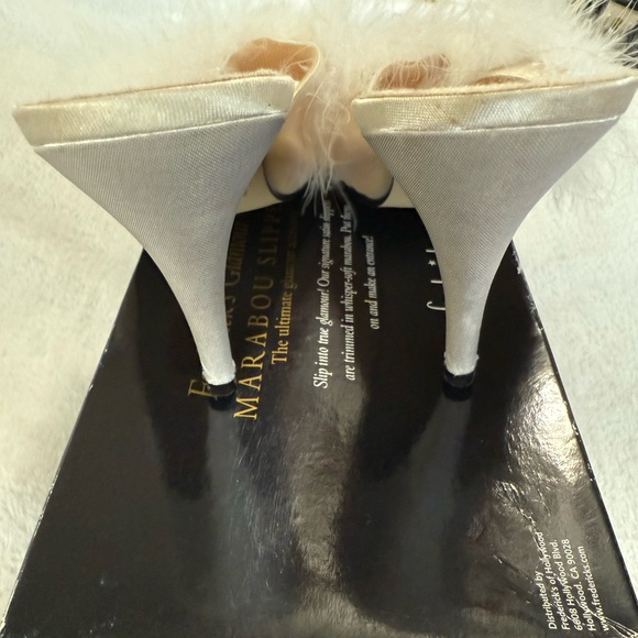 NWOT Vintage ✨Fredericks of Hollywood✨Marabou Slippers Size 6 - Picture 8 of 12